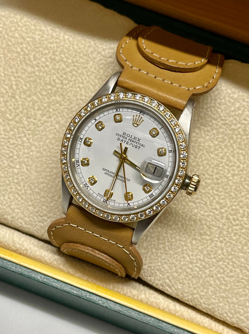 ROLEX 18K Gold & Stainless Steel Large-Size Vintage Wristwatch - $22K APR Value! APR 57