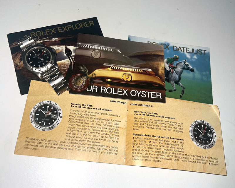 ROLEX EXPLORER II Men’s Oyster Perpetual SS Black Dial  -$30K APR W/ COA! APR 57
