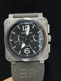 BELL & ROSS Aviation Type Military Spec Stainless Steel Large Face Watch - $8K Appraisal Value! ✓ APR 57