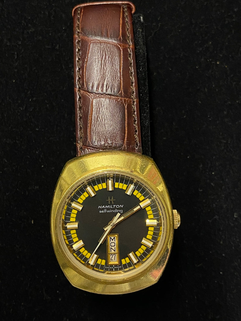 HAMILTON Incredibly Rare Gold Tone Automatic Men's Watch- $7K Appraisal Value! ✓ APR 57