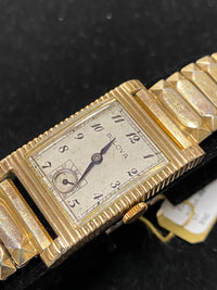 BULOVA Vintage 1950's Gold Tone Men's Watch - $6K Appraisal Value! ✓ APR 57