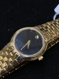 MOVADO Museum Classic Yellow Gold-tone Ladies Wristwatch - $2.5K Appraisal Value! ✓ APR 57