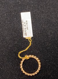 VAN CLEEF & ARPELS Perlée Pearls of Gold Medium Ring 18K Rose Gold - Discontinued Model -$3K Appraisal Value! APR 57
