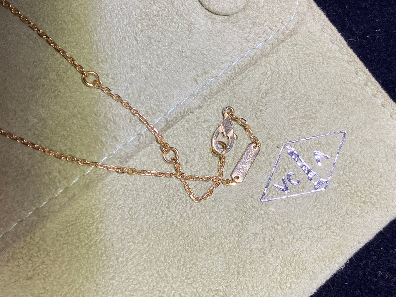 Van Cleef And Arpels Alhambra Necklace - 97 For Sale on 1stDibs
