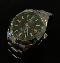 ROLEX Milgauss Automatic Watch w/ Green Crystal - Rare Discontinued - $30K Appraisal Value! ✓ APR 57