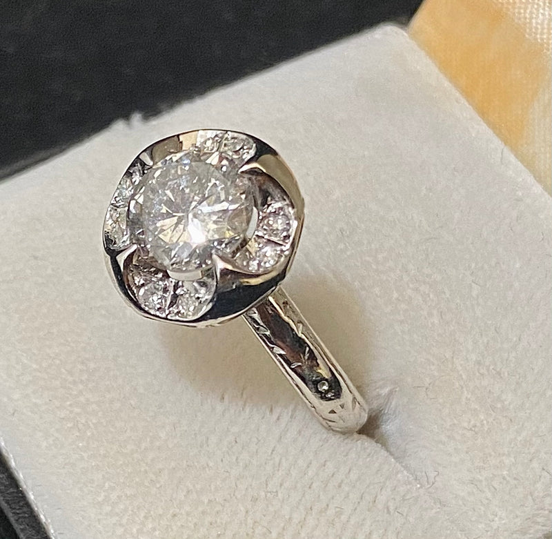 1920's Antique Designer's Platinum with 2+ carats Diamond Ring - $50K APR w/CoA} APR57