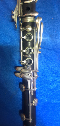 *Vintage* Wooden Mid-Century B-flat Clarinet w/Mouthpiece *Marlerne or Fontaine* APR 57