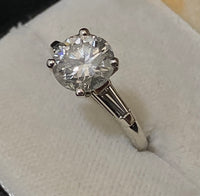 Beautiful Platinum & Diamond Engagement Ring - $65K Appraisal Value w/ CoA} APR57