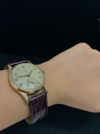 OMEGA Extremely Rare 9K Gold Vintage c. 1940s Wristwatch - $15K APR Value w/ CoA! APR 57