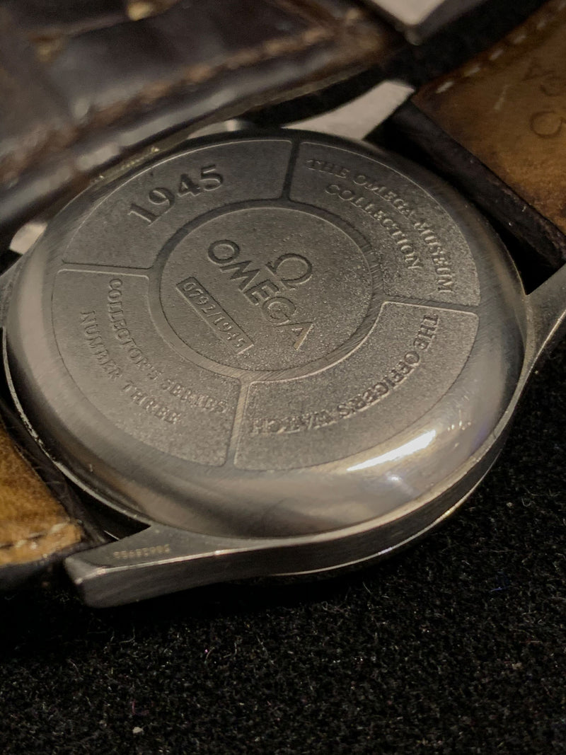 OMEGA Officer's Watch Vintage Limited Reissue c. 1950 - $20K APR Value w/ CoA! APR 57