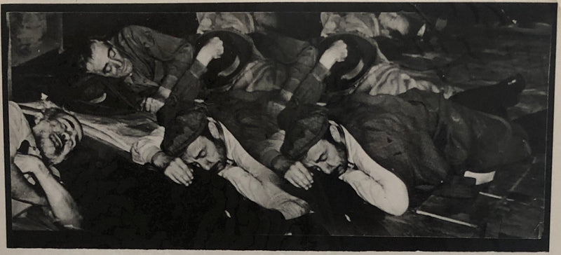 WEEGEE - ARTHUR FELLIG "Drunk Tank" Original Silver Gelatin Print, C.1950's (Collection #6 of 9) - $20K Appraisal Value ✓ APR 57