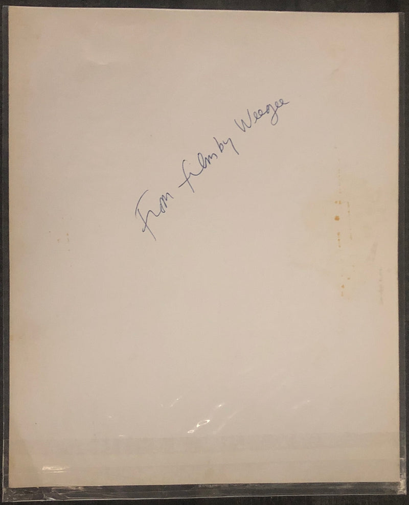 Weegee (Arthur Fellig), 'Eyes (Small)', Original Vintage B&W Print, c. 1953 - $20K Appraisal Value ✓* APR 57