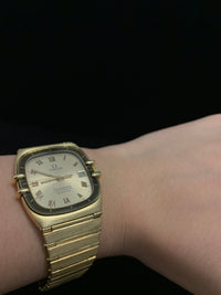 OMEGA CONSTELLATION Chronometer 18K Yellow Gold Quartz-Powered Watch - $25K APR Value w/ CoA! APR 57