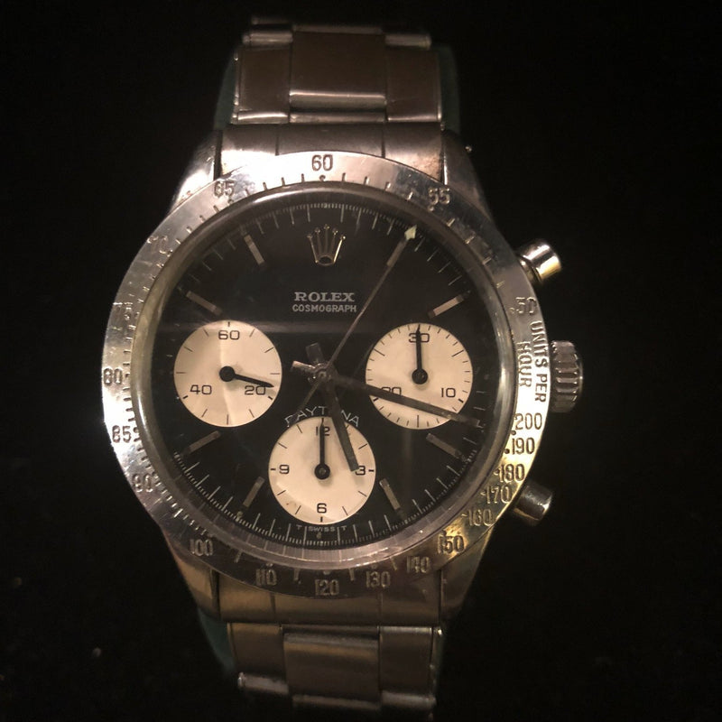 ROLEX Chronograph Daytona #6262 Charcoal Dial & White Sub Dials in SS - $150K VALUE APR 57