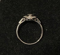 Unique Platinum Marquise Diamond with Halo Engagement Ring - $30K Appraisal Value w/CoA} APR57