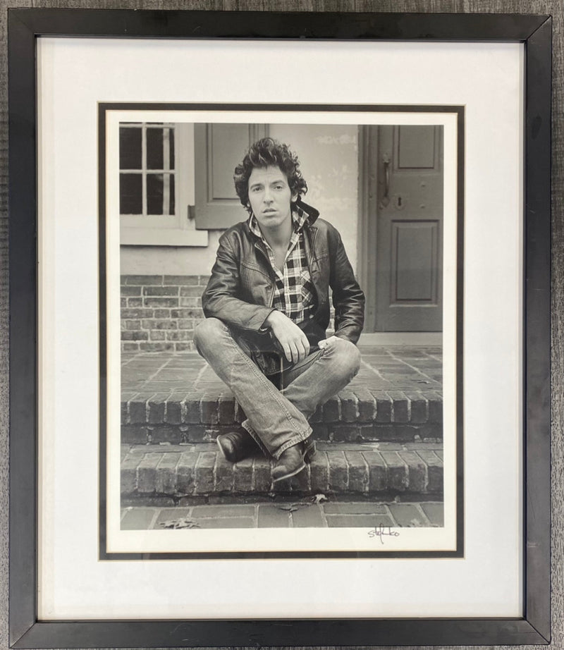 LIMITED EDITION OF BRUCE SPRINGSTEEN PHOTOGRAPH PRINT IN B&W - $4K APR with CoA! APR 57