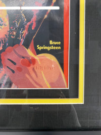 BRUCE SPRINGSTEEN ORIGINAL COLLAGE W 2 MAGAZINES + VINYL RECORD - $3K APR W COA! APR 57