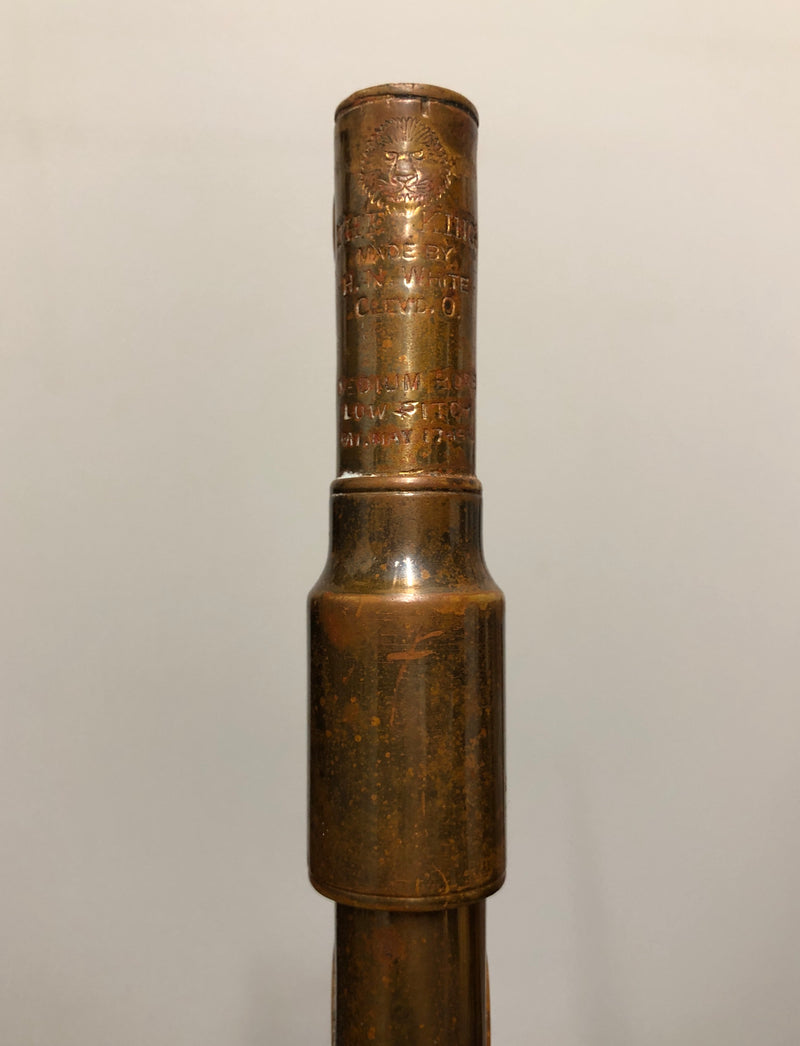 THE KING / H.N. WHITE Circa 1925-1930 Brass Low Pitch Trombone - $3k Appraisal Value w/CoA!^ APR 57