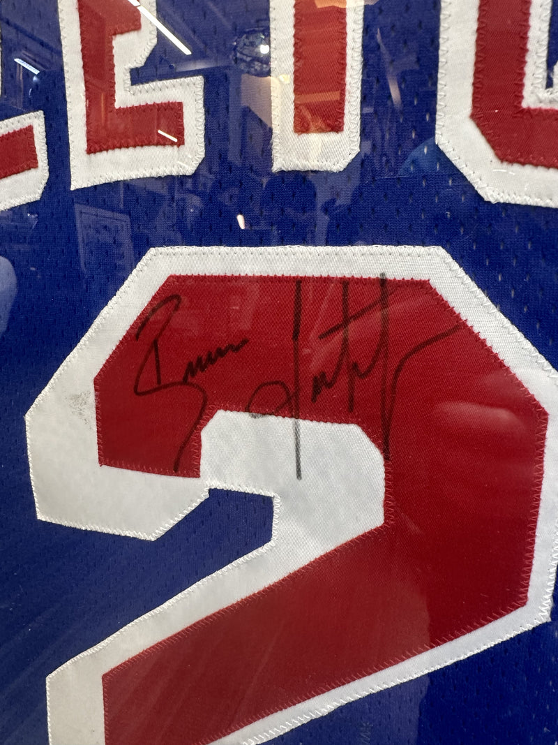 Brian Leetch Signed NY Rangers Original CCM Style NHL Jersey – $3K APR W COA! APR 57