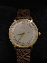 OMEGA Automatic Vintage c. 1950s Solid Yellow Gold Watch - $8K APR Value w/ CoA! APR 57