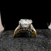 Brilliant Round Center 4.35ct Diamond Ring 18K YG & Platinum - $850K APR w/ COA! APR57