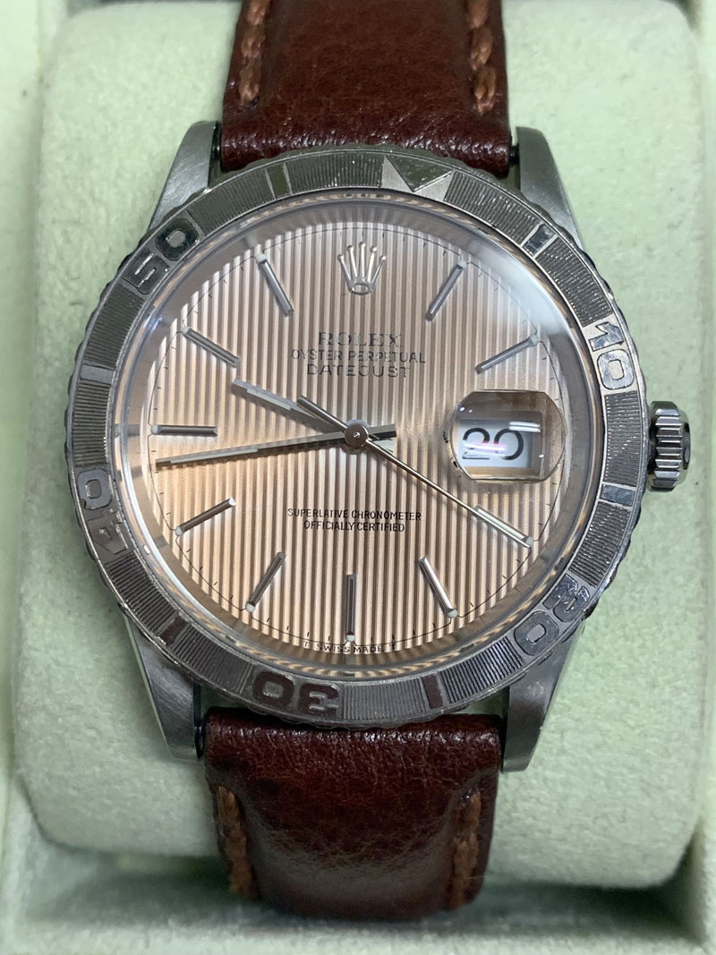 ROLEX Thunderbird Oyster Perpetual Datejust 18K White Gold Watch - $16K APR Value w/ CoA! APR 57