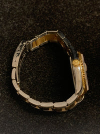 ROLEX Oyster Perpetual Datejust SS&18K Yellow Gold Watch w/ Dmnd Dial - $20K APR Value w/ CoA! APR 57