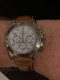 ROLEX Daytona Cosmograph 18K White Gold Watch - $80K APR Value w/ CoA! APR 57