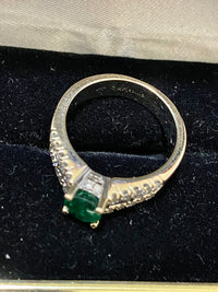 Unique Designer 18K YG Emerald & Diamond Ring - $25K Appraisal Value w/ CoA } APR 57