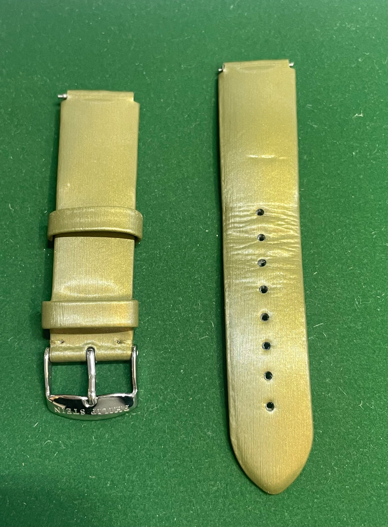 Philip Stein Green Nylon Leather Watch Strap -$400 VALUE w/ CoA ! APR57