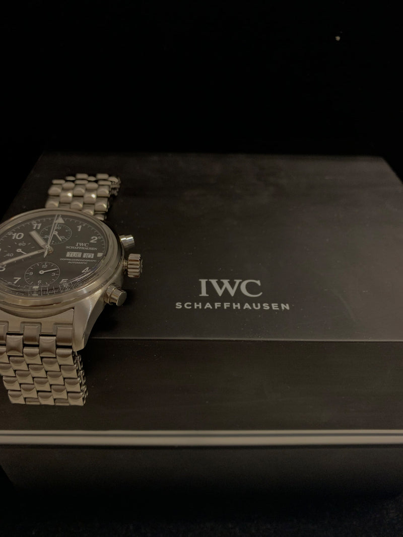 IWC Jumbo Pilot Day Date Dual Time Zone Chronograph Watch - $20K APR Value w/ CoA! APR 57