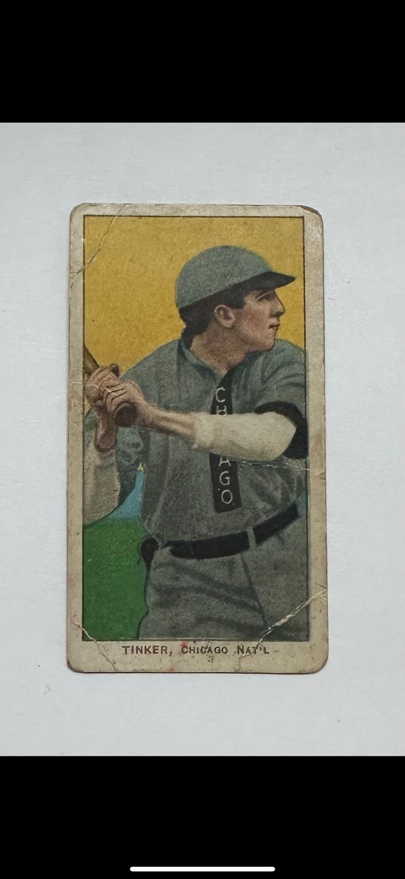 1909 T206 BASEBALL CIGARETTE CARDS "TINKER TO EVERS TO CHANCE"-$10K APR W COA!!! APR57