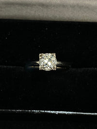 1920's Antique Design Solid White Gold with Old European Diamond Ring - $25K Appraisal Value w/CoA} APR 57