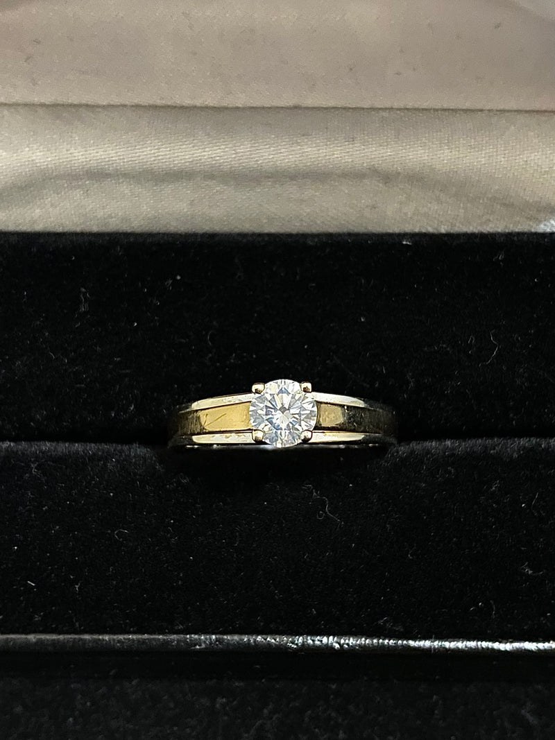 Unique Designer Solid White/Yellow Gold Filigree Diamond Engagement Ring - $10K Appraisal Value w/CoA} APR 57