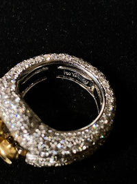 VERNEY PARIS Unique Design 18K White Gold with 6ct of 200+ Diamonds Ring $50K Appraisal Value w/CoA} APR 57