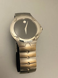 Movado UniSex Watch Museum Style Polished Stainless Steel Brand New $2K APR& COA APR 57