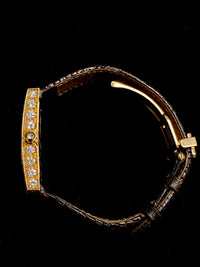 HARRY WINSTON Classic Diamond and Pink Topaz Gem 18K Rose Gold Avenue Ladies Wristwatch - $100K Appraisal Value! ✓ APR 57