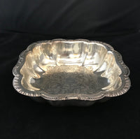 C. 1920 Silver Plate Cushion Shaped Bowl - $1K APR Value w/ CoA! APR57
