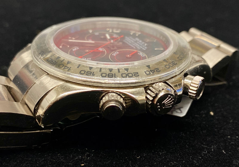 ROLEX Daytona 18K White Gold Men's Chronograph Watch, Ref. #116509 - $100K Appraisal Value! ✓ APR 57