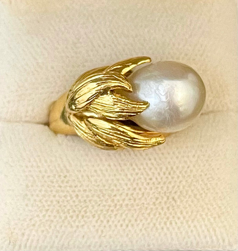 Fancy White Freshwater Pearl Ring – Mangatrai Gems & Jewels Pvt Ltd