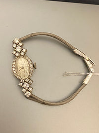 Bulova Ladies Vintage Watch Solid WG Approx 40 Gem Diamonds RARE $20K APR w/CoA! APR 57