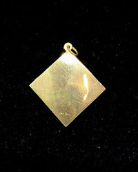 Vintage 1960s Solid Yellow Gold "I'LL NEVER STOP LOVING YOU" Charm - $3K Appraisal Value w/CoA} APR 57