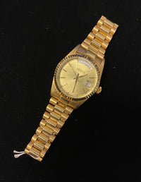 GENEVE 14K Yellow Gold Swiss Automatic w/ Day/Date Feature - Rolex Presidential Style! - $40K Appraisal Value! APR 57