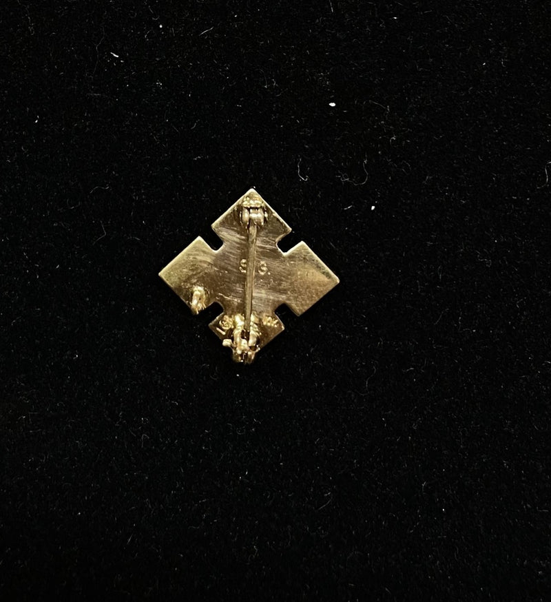 Greek Alpha Phi Sigma "The National Criminal Justice Honor Society" Gold 12-Pearl Brooch/Pin - $5K Appraisal Value w/CoA} APR 57