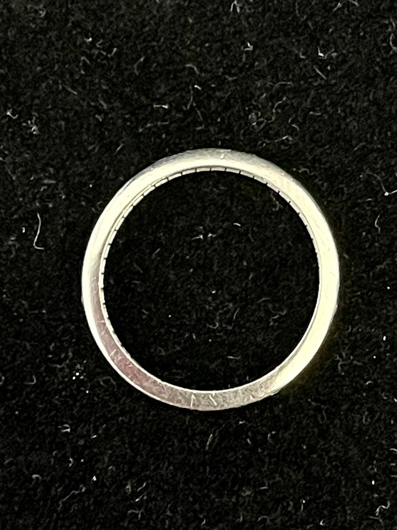 1920s Intricate Design Platinum Diamond Eternity Ring - $6K Appraisal Value w/CoA! APR57