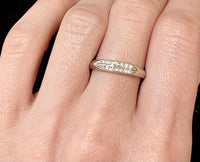 1930's Unique Design SWG 14-Diamond Ring - $6K Appraisal Value w/CoA! APR57