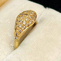 Buccellati-style Handmade design 18KYG Diamond Ring - $6.5K Appraisal Value w/ CoA! APR57