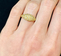 Buccellati-style Handmade design 18KYG Diamond Ring - $6.5K Appraisal Value w/ CoA! APR57