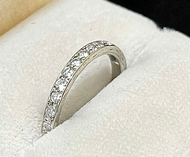 Gustav Dahlgren & Co. European18KWG Diamond & marcasite Band Ring - $6K APR w/CoA! APR57