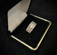 Designer 18K White Gold  Band Ring with 47 Diamonds - $20K Appraisal Value w/ CoA! } APR57